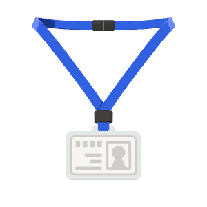 Name-tag lanyard