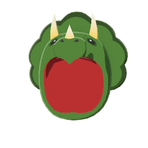 Triceratops hood