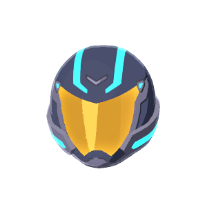 Cyberpunk helmet