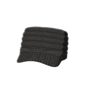 Brimmed woolly hat
