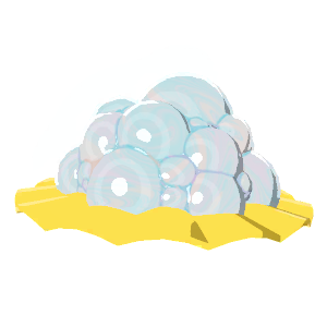 Shampoo-bubbles hat