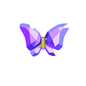 Butterfly hair clip