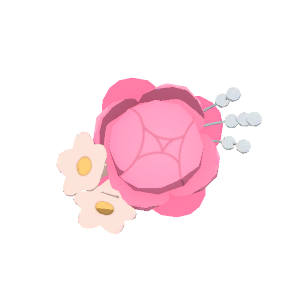 Flower hairpin