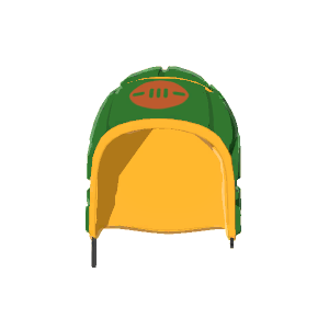 Leather helmet