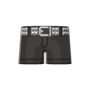 Leather shorts