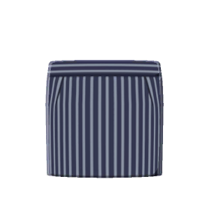 Striped pencil skirt