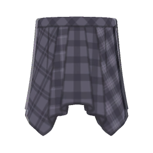 Draped skirt