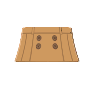 Quad-button skirt