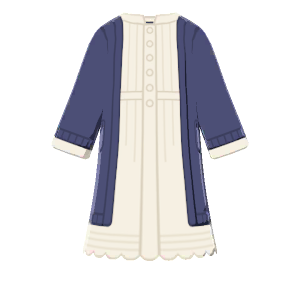 Natural-fiber dress
