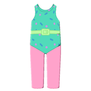 Aerobics leotard