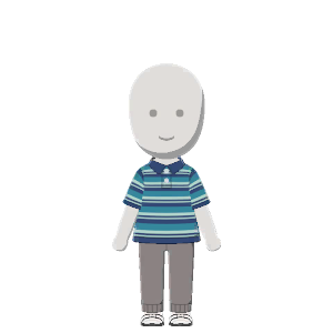 Striped-polo outfit