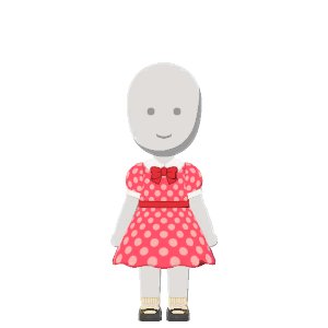 Polka-dot-dress outfit