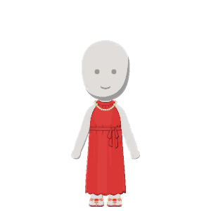Silk-dress outfit