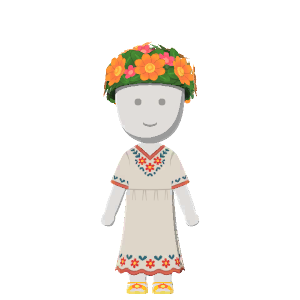 Flowery outfit