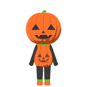 Jack-o'-lantern costume