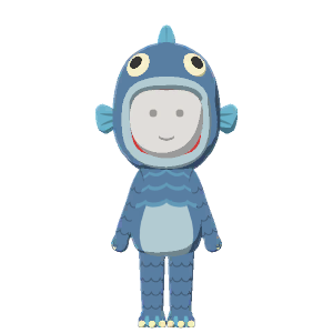 Fish-folk costume