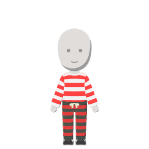Striped outfit
