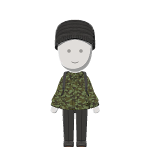 Winter camo outfit
