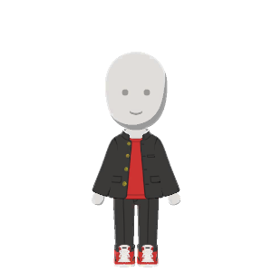 Open-school-uniform outfit