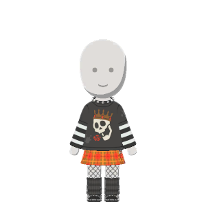Punky skirt outfit