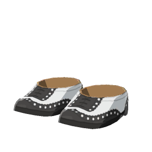 Wing-tip loafers