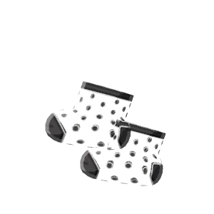Sheer dotted socks