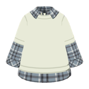 Layered button-down