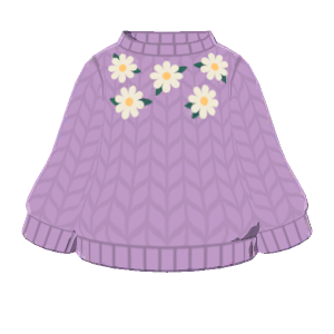 Floral sweater