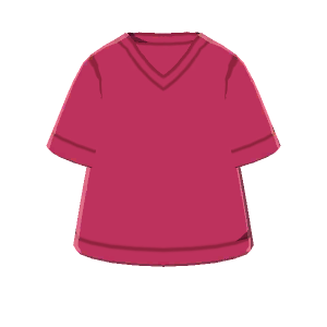 V-neck tee