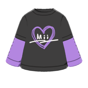 Layered heart tee